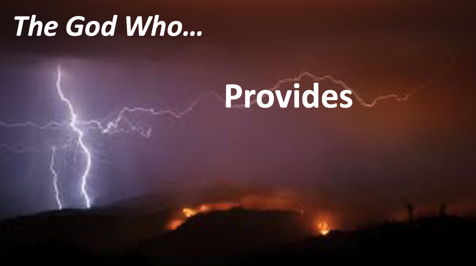 The God Who Provides